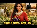 Single mother Harvesting farm life make a village #farmlife #subscribe #viralvideo