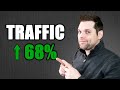 How I Increased Website Traffic by 68% in ONE day