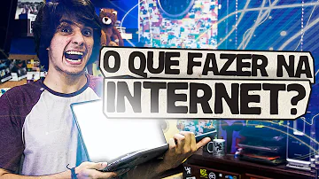 O que fazer na internet no tempo livre?