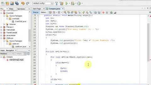 Program to display first n prime numbers  in java