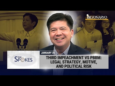 The Spokes Inside The Third Impeachment Complaint Against PBBM Mike Defensor 