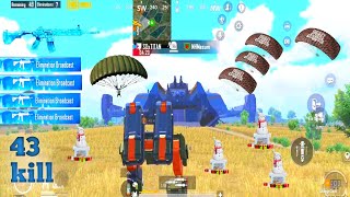 Wow! 😍 NEW BEST LOOT GAMEPLAY in MECHA FUSION MODE 🥵 Pubg Mobile