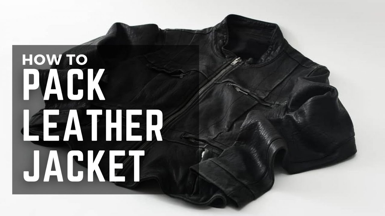How to Fold a Leather Jacket - YouTube