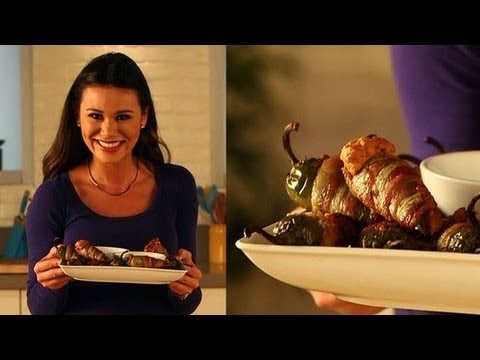 Bacon-Wrapped Jalapeno Poppers | Super Bowl Appetizers | Yum How To | POPSUGAR Food