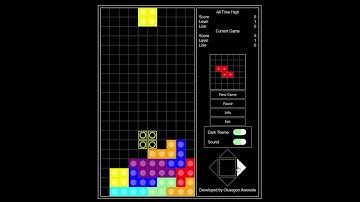 Tetris Game Implemented in Java