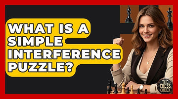 What Is A Simple Interference Puzzle? - The Chess Codex