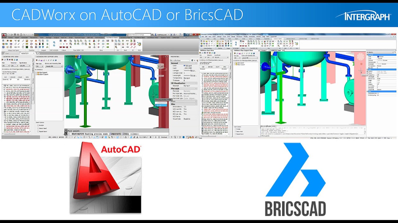 cadworx-on-autocad-or-bricscad-youtube