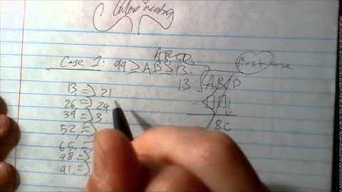 Calero Academy - math by kids for kids: Video 11: Missing digit long divisions