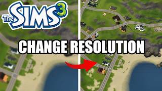 How To Change Screen Resolution - The Sims 3