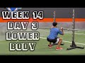 Offseason Football Workout Program: Lower Body | Week 14 Day 3