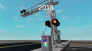 Evolution of Roblox railroad crossings screenshot 5