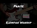 Praise  elevation worship  lead guitar tutorial