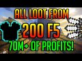 70M+ PROFIT FROM 200 F5 DUNGEON RUNS?! | Hypixel Skyblock Dungeons