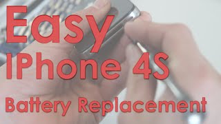 Easy IPhone 4S Battery Replacement / Fix | JustPhoneTips