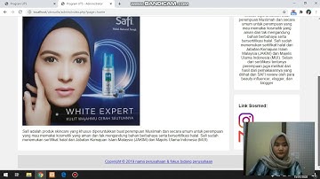 UAS Pemrograman Web 2020 | STMIK Mercusuar ,Nurfaiza