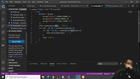 AW2 - Array multidimensional em PHP