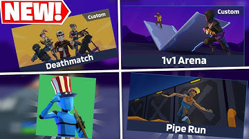 The NEW 1v1.LOL DEATHRUN UPDATE! (New Game modes, Deathmatch, New Free Skin and MORE!)