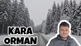 Almanya Karlı Kara Orman Yollarında İşten Eve Yolculuk by Mehmet Asir 6,566 views 5 months ago 23 minutes