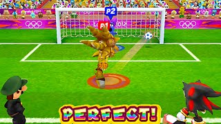 2 Player Football Sonic , Luigi , Shadow , Peach Vs Blaze , Amy , Daisy , Tails