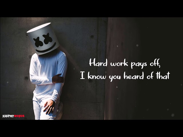Marshmello x Juicy J - You Can Cry ft. James Arthur ( Lyrics Video ) class=