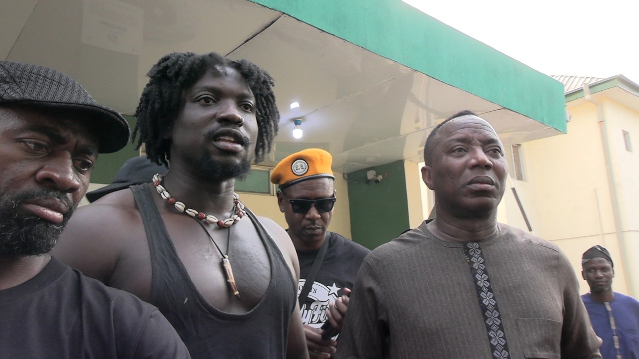 VeryDarkman Sowore Confront Minister of Works David Umahi 'you are an oppressor