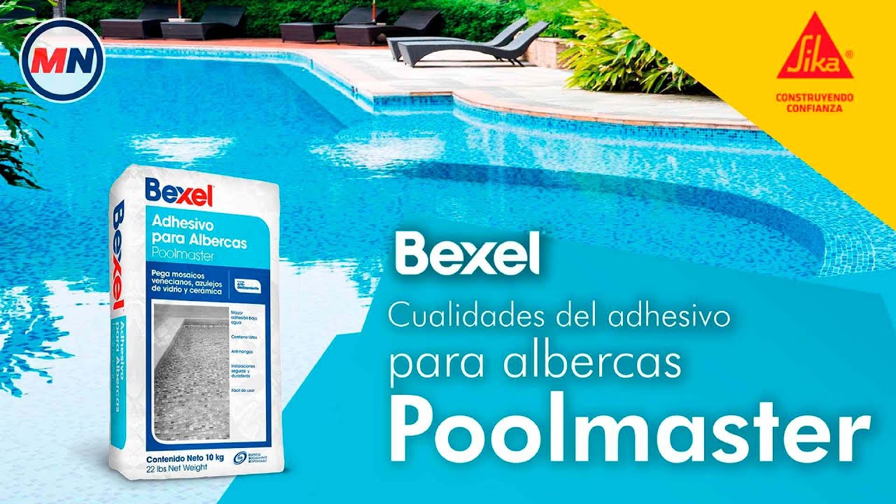 CONOCE LAS CUALIDADES DEL ADHESIVO PARA ALBERCAS POOLMASTER - YouTube