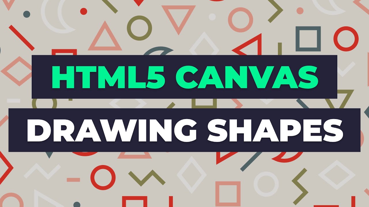 Learn HTML5 Canvas - DRAW - HTML & JavaScript