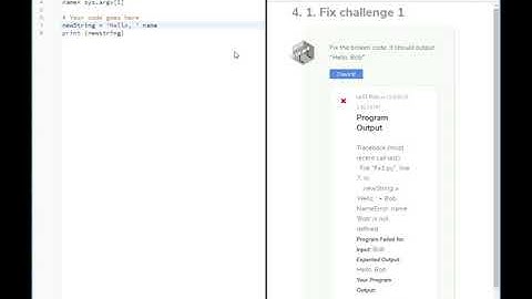 IT -140 Intro to Python Codio Fix challenge 1