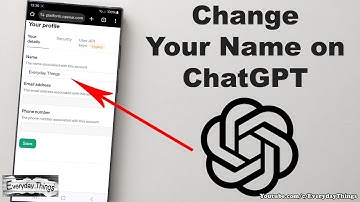How to Change Your Name on ChatGPT - Simple Steps