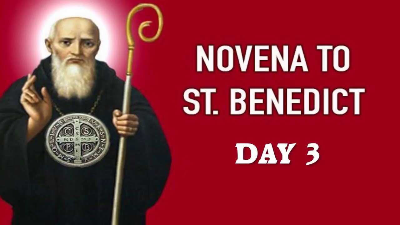 NOVENA TO ST BENEDICT DAY 3 YouTube