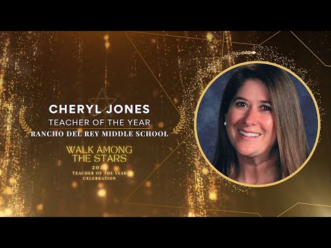 Cheryl Jones - Rancho Del Rey Middle School - Teacher of the Year