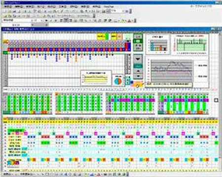 Excel 表格五指山種頁示範