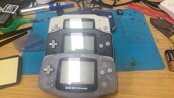 13 Faulty Console Repair  - Part 1  - 4 x Gameboy Advance Consoles
