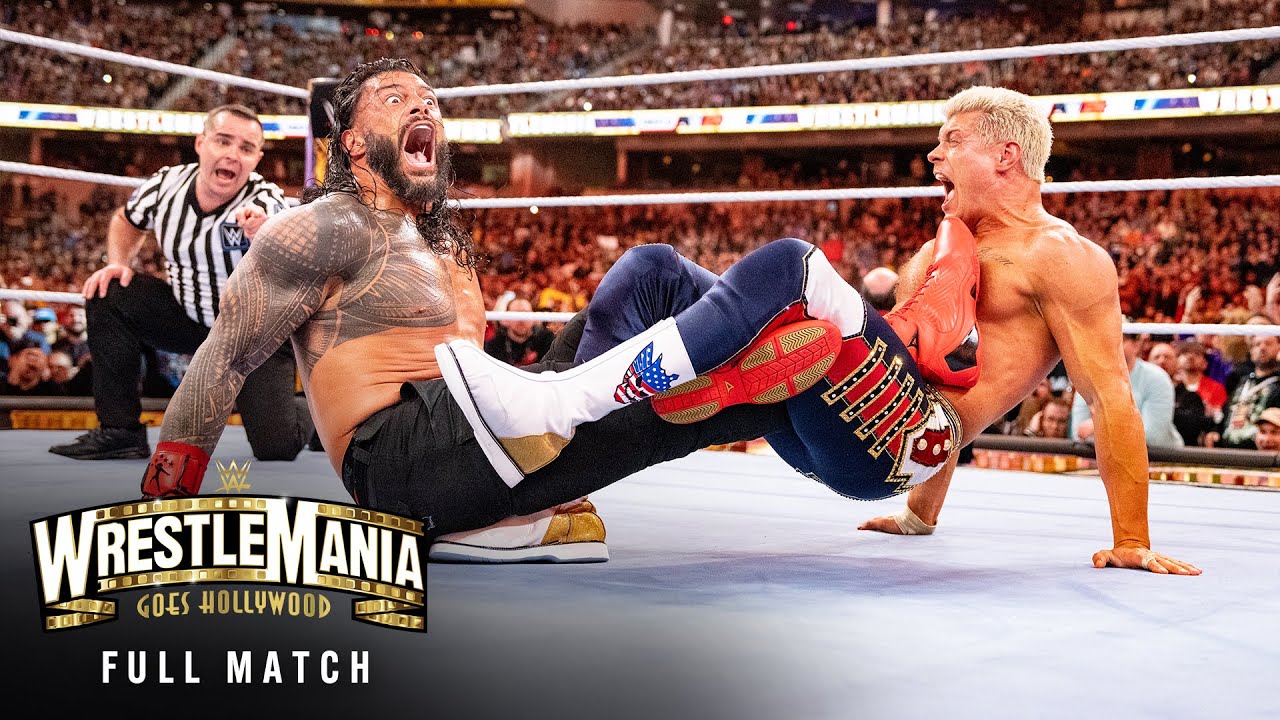 ⁣FULL MATCH — Roman Reigns vs. Cody Rhodes — Undisputed WWE Universal Championship Match