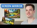 Screen Mirroring iPhone to Samsung TV