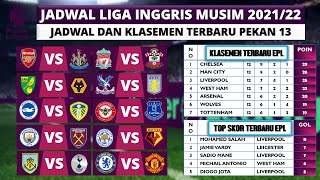 Jadwal Liga Inggris Malam Ini Live SCTV: Chelsea vs Man United | Jadwal dan Klasemen EPL Pekan 13