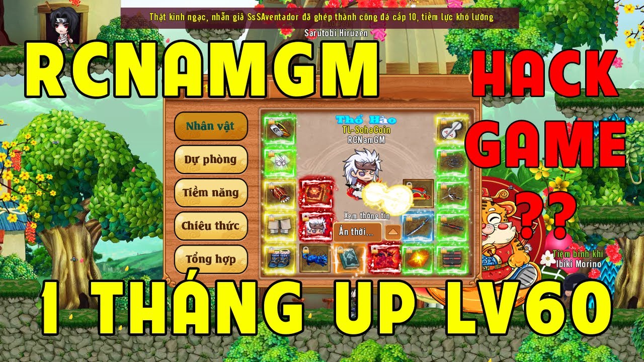 garena realm of valor 2022 Update Làng Lá Phiêu Lưu Ký I RCNamGM Comback Game..UP LV 60 Trong 1 Tháng Với 80K Điểm Sự Kiện.Hack Game??