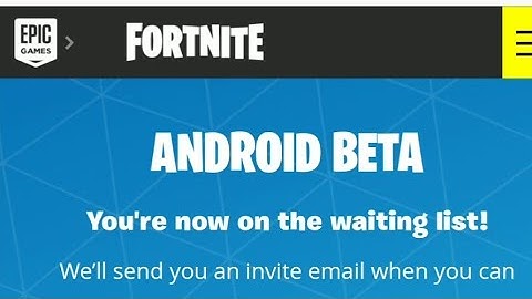 How to install fortnite on Android official release beta