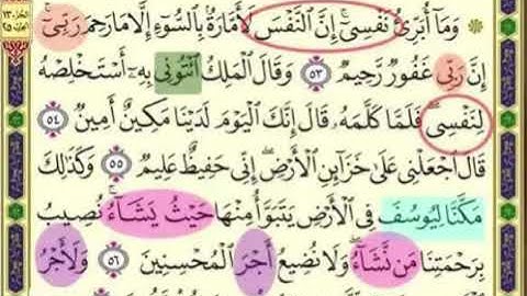 سورة يوسف بداية صفحة 242 الايات من 53 : 57 مكررة بصوتالشيخ محمود ااحصري