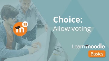 Moodle 3.8 - 21 Choice | What is a Choice in Moodle