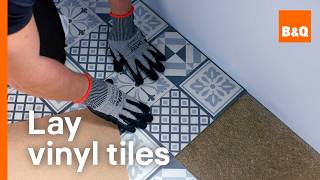 How to install vinyl tile flooring | DIY