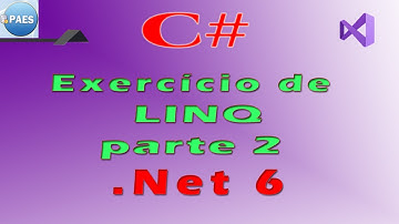 C#, usando LINQ num exercício de vendas com C Sharp. Windows Forms Visual Studio 2022 / 2019 - 2/2