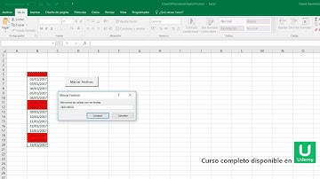 Curso de Macros y Programación de Excel con VBA en Udemy. Seleccionar Celdas con InputBox. #039/101