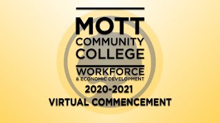 2021 Workforce and Economic Development Virtual Graduation Ceremony