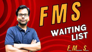 FMS Delhi 2024  26 Shortlist out | Waiting List Based on RTI | Why Top Profiles are in Waiting List