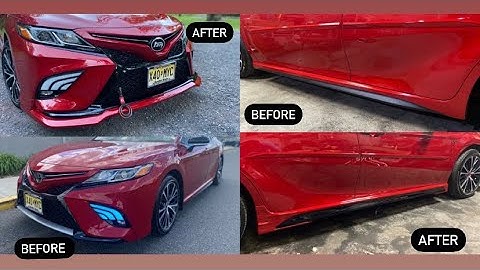 Installing Cuztomtuning Front Lip & Side Skirts on a 2018-2020 Camry SE/XSE
