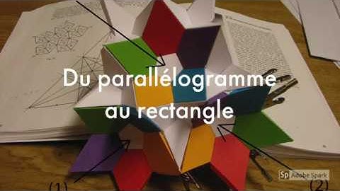 Du parallélogramme au rectangle