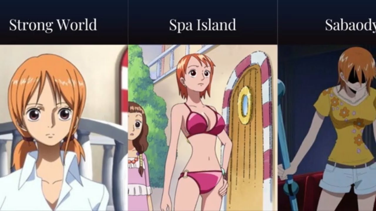 All of Nami's Outfits PreTimeskip Part 2/2 One Piece YouTube