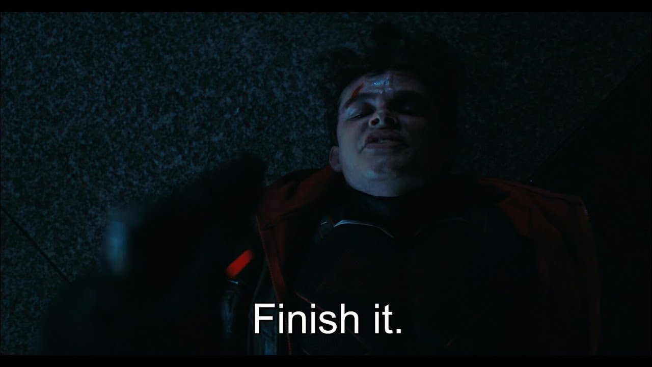 TITANS Red Hood Vs Nightwing Midnight Fighting Scene