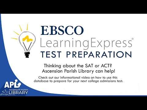 EBSCO LearningExpress Test Prep Resources